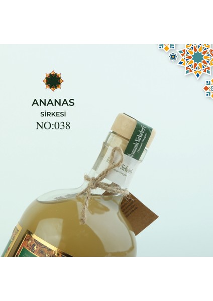 No: 038 Ananas Sirkesi 500 ml