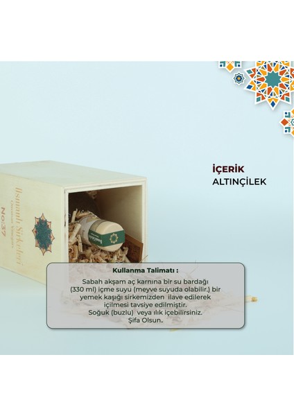 No : 037 Altınçilek Sirkesi 500ML