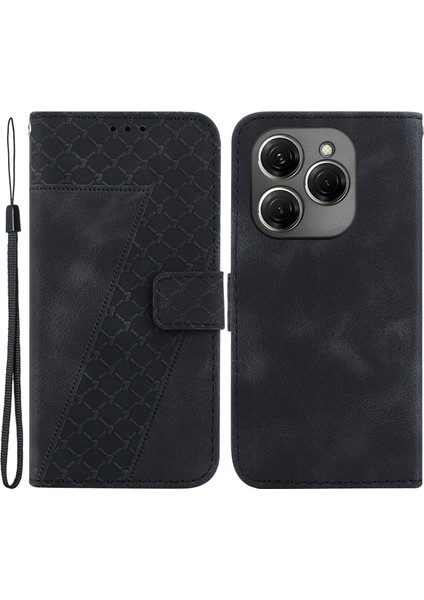 Tecno Spark 20 Pro Cüzdan Katlanabilir Deri Telefon Kılıfı (Yurt Dışından)