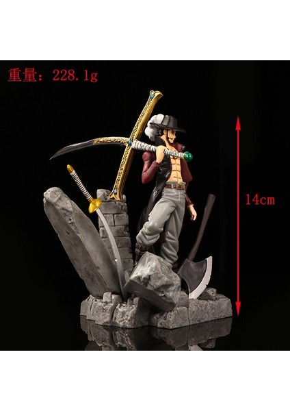 Anime Karikatür Kral Shichibukai Hawkeye Mihawk Doll (Yurt Dışından)