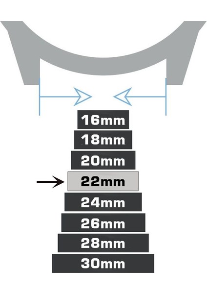 22MM Lacivert Saat Kordonu