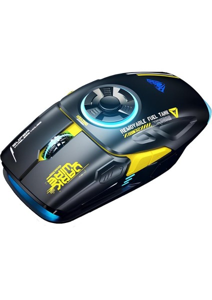 Aula H530 Gaming Mouse Stres Çarkı Oyuncu Mouse Fare Rgb Kablosuz Wireless Matte