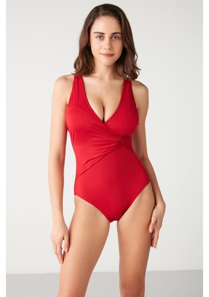 Kadın Vio Düz Renk Kruvaze Toparlayıcı Mayo 1M13Mamy191.099 modelleri