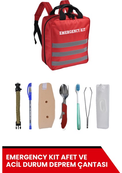 Mega Plus Acil Durum ve Deprem Çantası 72 Saat Fema Onaylı ve Sertifikalı Ürünler fiyatları