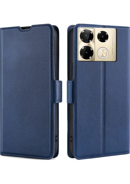 Infinix Note 40 Pro 4g Pu Deri Kart Yuvaları Koruyucu Telefon Kapağı (Yurt Dışından)