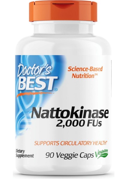 Doctor's Best Nattokinase - 2000 mg 90 Kapsül Usa Menşei 3638