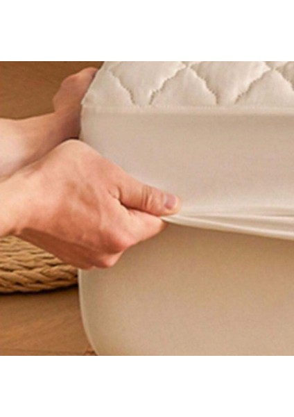 Tek/Çift Kişilik Kapitone Fitted Full Kenar Sıvı Geçirmez Yatak Koruyucu Alez