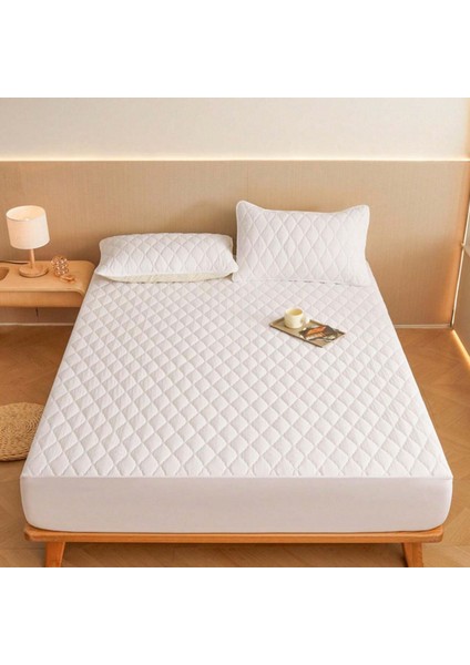 Tek/Çift Kişilik Kapitone Fitted Full Kenar Sıvı Geçirmez Yatak Koruyucu Alez
