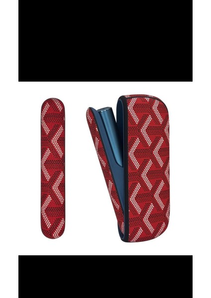 Illüma Kapaklı Kılıf Desenli Red