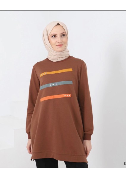 Önü Bilyeli Spor Tunik