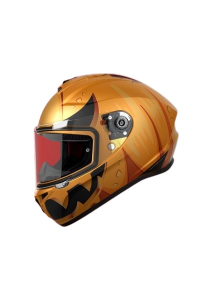 Axxıs Draken S Pumpkın C3 Matt Yellow