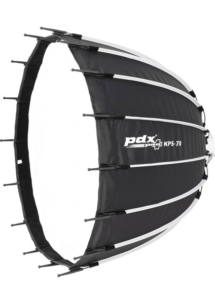 Plus, KP5 (70cm) Kolay Kurulum Parabolik Softbox Gridli