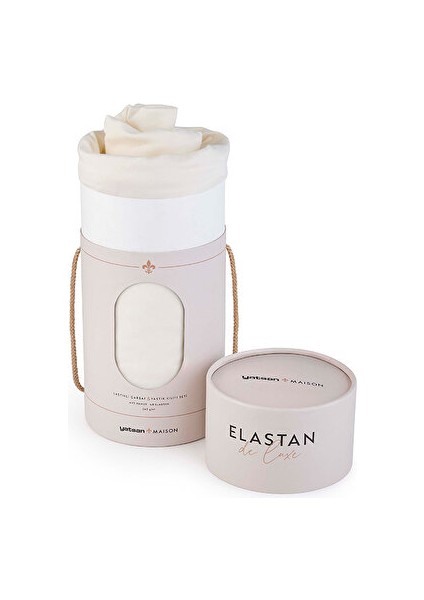 Elastan De Luxe Lastikli Çarşaf & Yastık Kılıf Seti – Ekru fiyatları
