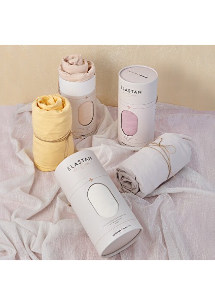 Elastan De Luxe Lastikli Çarşaf & Yastık Kılıf Seti – Ekru modelleri