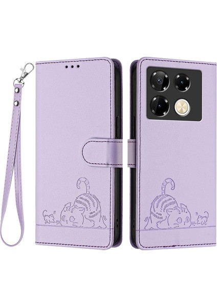 Infinix Note 40 Pro 5g Deri Telefon Cüzdan Kapağı (Yurt Dışından)