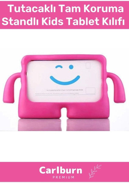 Özel Üretim Apple Ipad 7. 8. 9. Nesil 10.2 Inç Yumuşak Dokulu Tutacaklı Tam Koruma Standlı Kids