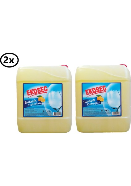 Ekoseç Sıvı Bulaşık Deterjanı 5 Litre x 2 Adet