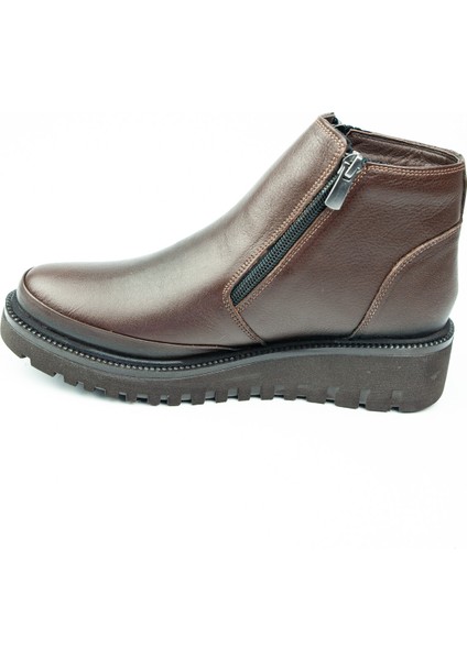 9927 Kahverengi Deri Kadın Bot modelleri