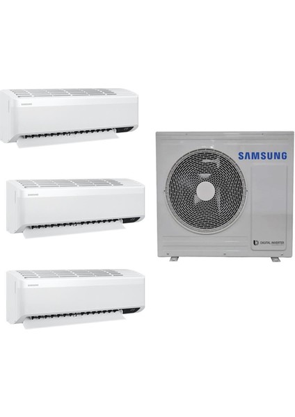 Wind Free Multi 1+3 Sistem (AJ100TXJ5KH/EA) 12+12+18 Btu 10KW Dış Ünite