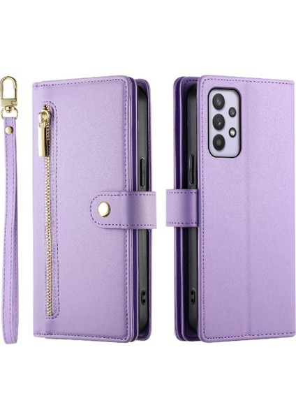 GX Boutique Samsung Galaxy A32 5g Için Flip Case Crossbody Kayış Çok Fonksiyonlu Standı (Yurt Dışından)