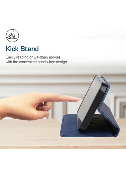 IPhone 11 Için Kılıf Pro Max Folio Kapak Cüzdan Kickstand Pu Deri Kart (Yurt Dışından)
