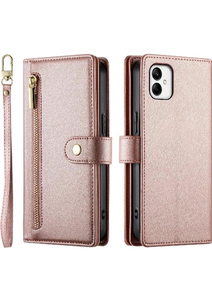 Samsung Galaxy A05 Cüzdan Iş Standı Için Flip Case Crossbody Kayış (Yurt Dışından)