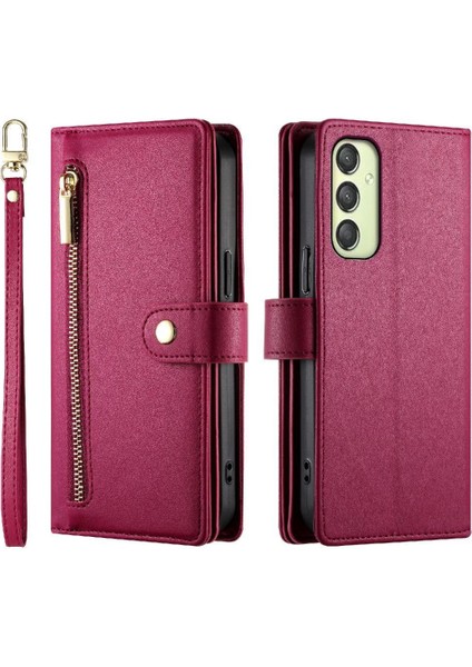 Samsung Galaxy A25 Iş Cüzdan Standı Için Flip Case Çok Fonksiyonlu (Yurt Dışından) indirimleri