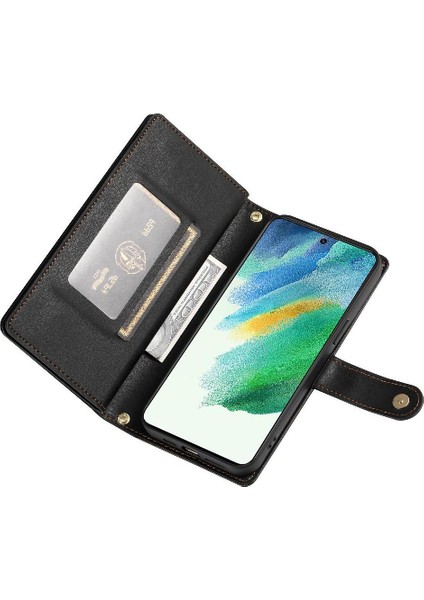 Samsung Galaxy S21 Fe Çok Fonksiyonlu Iş Standı Cüzdan Için Flip Case (Yurt Dışından) fiyatları