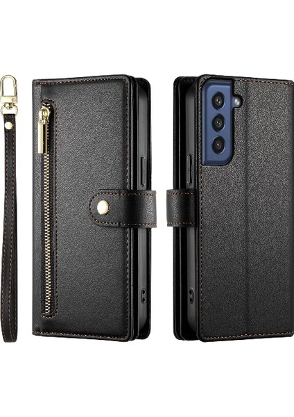 Samsung Galaxy S21 Fe Çok Fonksiyonlu Iş Standı Cüzdan Için Flip Case (Yurt Dışından) modelleri