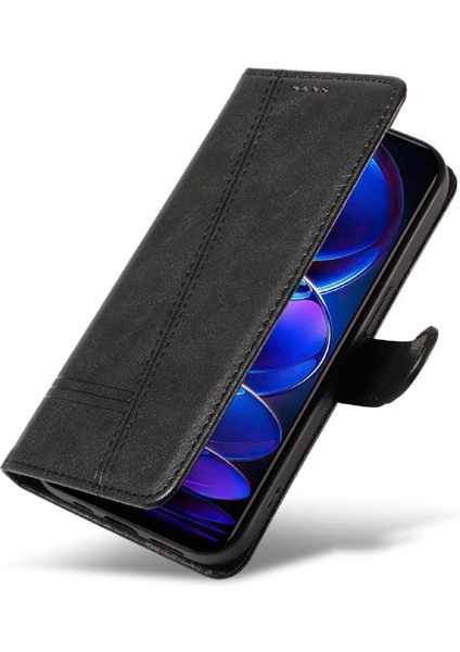 Xiaomi Redmi Not 12 Için Filp Durumda 5g Cüzdan Telefon Kılıfı Preslenmiş Pu Deri (Yurt Dışından) fiyatları