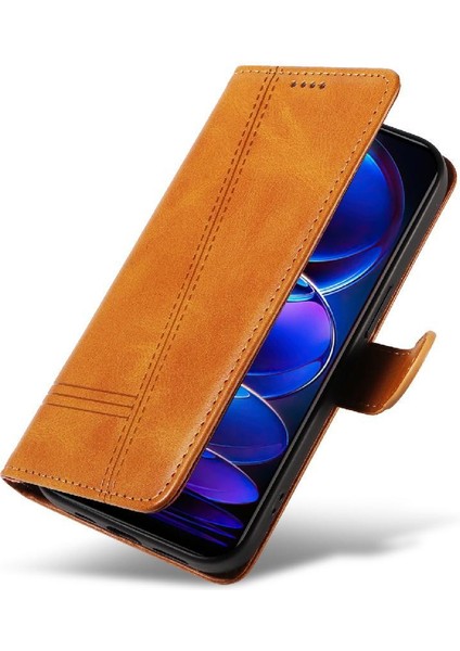 Xiaomi Redmi Not 12 Için Filp Durumda 5g Cüzdan Telefon Kılıfı Preslenmiş Pu Deri (Yurt Dışından) fırsatları