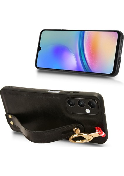 Samsung Galaxy A05S Bilek Kayışı Uyumluluk Premium Pu Deri Kılıf (Yurt Dışından) indirimleri