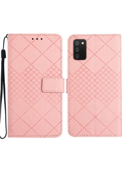 GX Boutique El Kayışı Kartı ile Samsung Galaxy A03S Cüzdan Pu Deri Için Flip Case (Yurt Dışından)