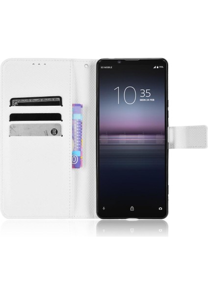 GX Boutique Sony Xperia 1 Iıı Kart Tutucu Manyetik Cüzdan Kickstand Kapak Için Kılıf (Yurt Dışından)