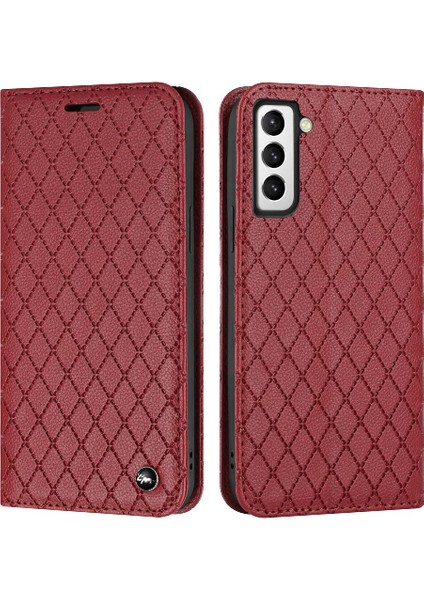 Samsung Galaxy S21 Kart Yuvaları Tutucu Iş Flip Manyetik Kabuk (Yurt Dışından)