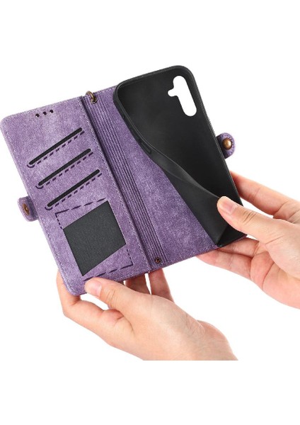 Samsung Galaxy A34 5g Için Flip Case Darbeye Cüzdan Kapak Kapak Basit (Yurt Dışından) indirimleri