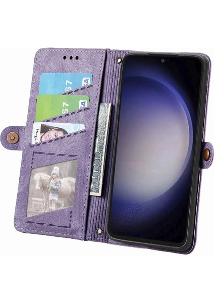 Samsung Galaxy S23 Fe Cüzdan Darbeye Deri Kılıf Flip Case Için Flip Case (Yurt Dışından) indirimleri