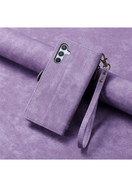 Samsung Galaxy A54 5g Için Flip Case Basit Iş Deri Kılıf Flip (Yurt Dışından) modelleri