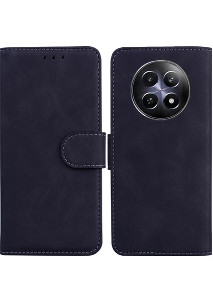 Realme 12 5g Için Flip Case Standı Tutucu Premium Pu Deri Manyetik Kart (Yurt Dışından)