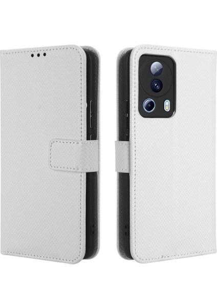 Xiaomi 12 Lite Kickstand Manyetik Cüzdan Kart Tutucu Kapak Için Kılıf (Yurt Dışından)