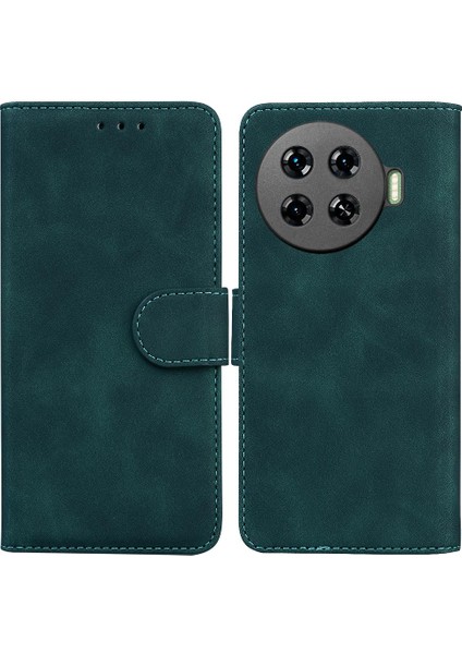 Tecno Spark 20 Pro Artı 4g Premium Pu Deri Manyetik Standı Için Flip Case (Yurt Dışından)