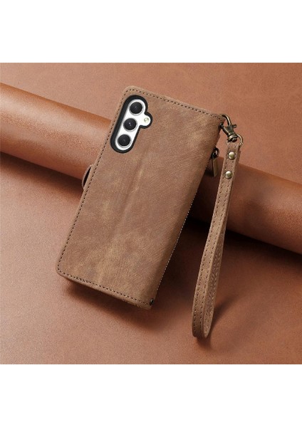 Samsung Galaxy A25 Için Flip Case 5g Kapak Çevirin Cüzdan Basit Iş Durum (Yurt Dışından) modelleri