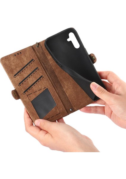 Samsung Galaxy A34 5g Için Flip Case Darbeye Cüzdan Kapak Kapak Basit (Yurt Dışından) fiyatları