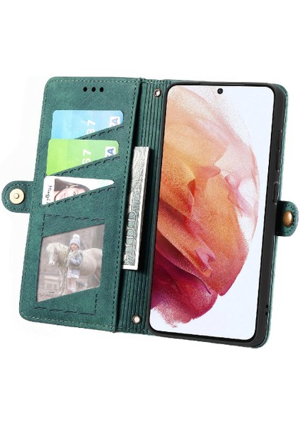 Samsung Galaxy S21 Için Flip Case Deri Kılıf Kapak Darbeye (Yurt Dışından) fırsatları