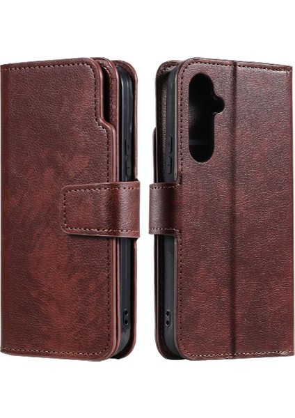 Samsung Galaxy S24 Cüzdan Pu Deri 9 Kart Yuvaları Kickstand (Yurt Dışından)