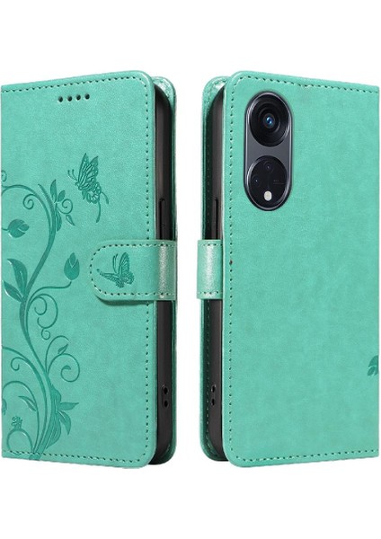Oppo RENO8T 5g Için Kılıf ve El Kayışı Cüzdan Telefon Kılıfı ile Kart Yuvası (Yurt Dışından) indirimleri