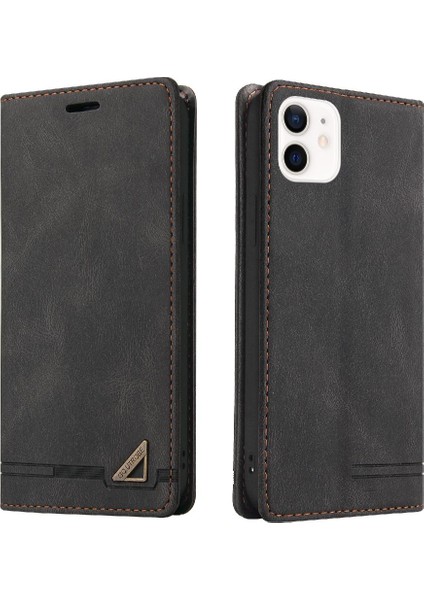 IPhone 12 Için Kılıf Pro Max Kickstand Premium Deri Premium Deri (Yurt Dışından)