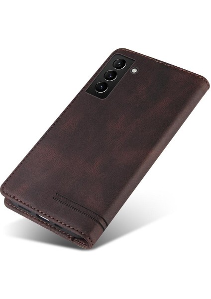 Samsung Galaxy S22 Artı Kickstand Iki Kart Yuvaları Premium Deri (Yurt Dışından)