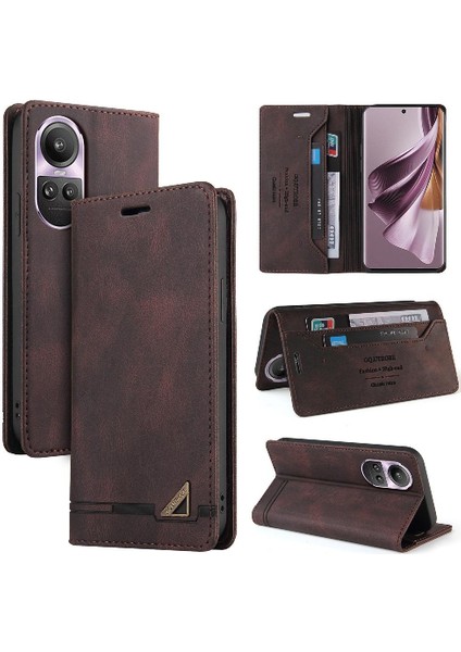 Oppo Oppo 10 5g Için Iki Kart Yuvaları Premium Deri Premium Deri (Yurt Dışından)