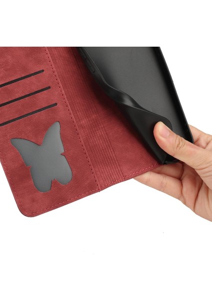 Samsung Galaxy S21 Için Kılıf Cüzdan Kılıf Flip Folio Tutucu Kapak Kartı (Yurt Dışından)